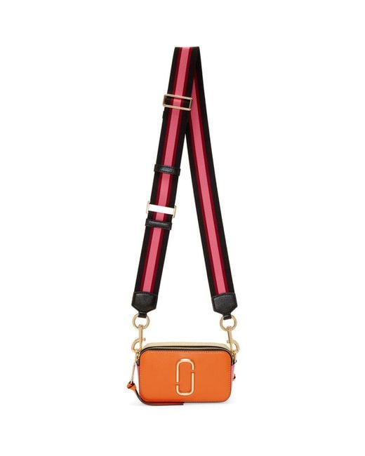 Marc Jacobs Orange Small Snapshot Bag