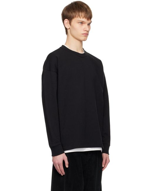 The Row Black Ezan Sweatshirt for men