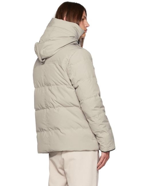 Blouson wyndham rembourré en duvet Canada Goose pour homme en coloris Natural