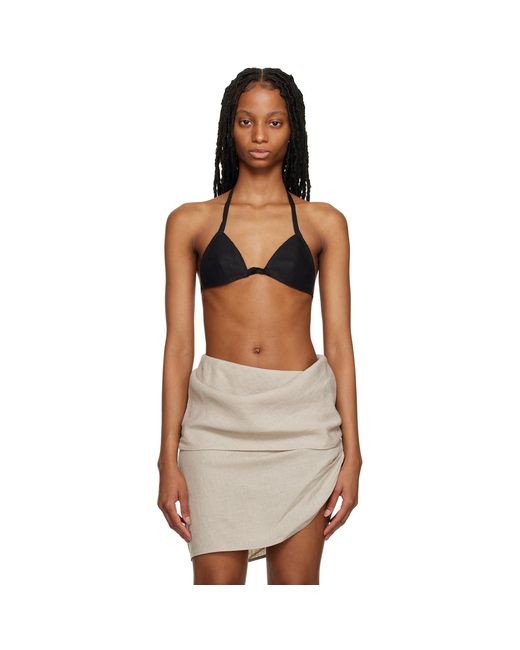 Subtle Le Nguyen Black Seashell Bralette