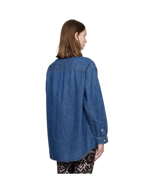 Valentino Blue Chambray Shirt