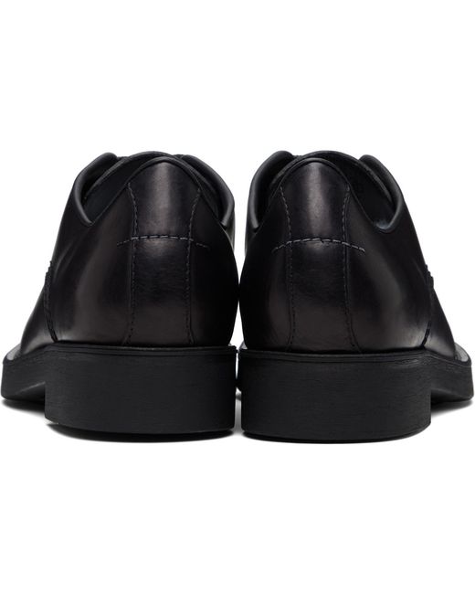 MM6 by Maison Margiela Black Lace-Up Derbys for men