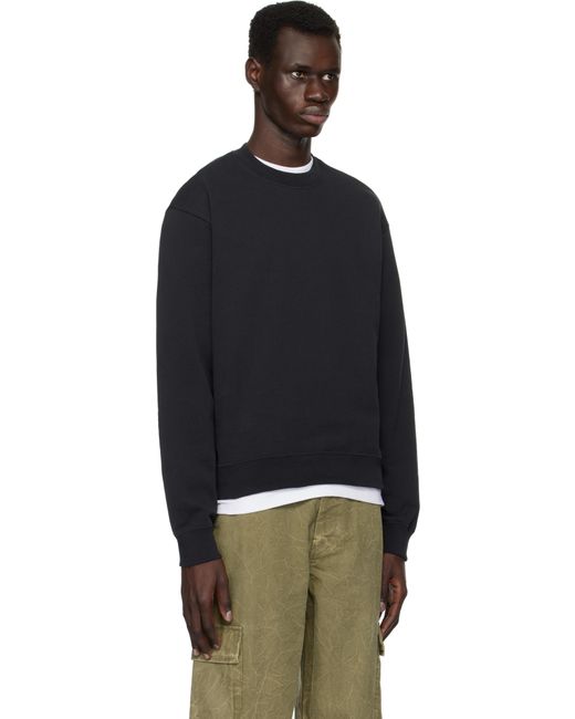John Elliott Black Beach Crew 2 Sweatshirt for men