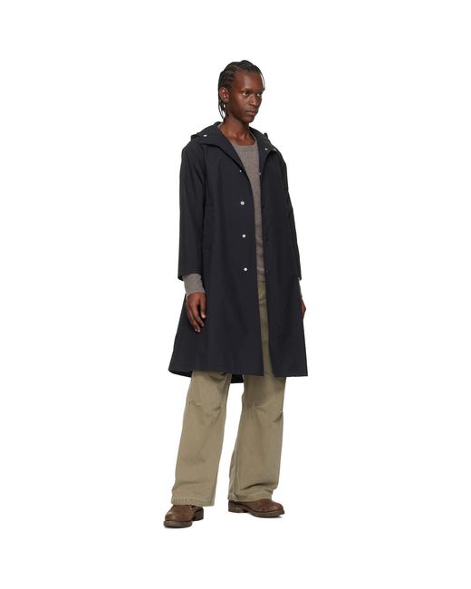 Nanamica Black 2L Nylon Gore-Tex Hooded Coat for men