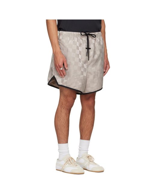 Fear Of God Multicolor Checkered Gym Shorts for men