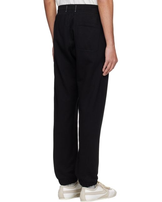 Reigning Champ Black Midweight Terry Standard Sweatpants for men