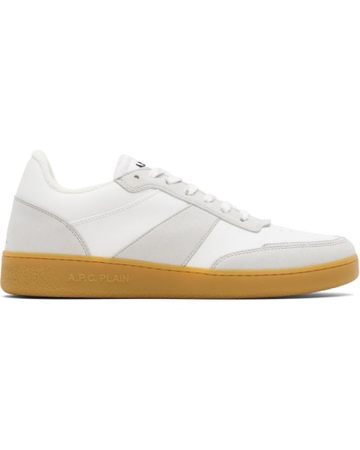 A.P.C. Black Plain Sneakers for men
