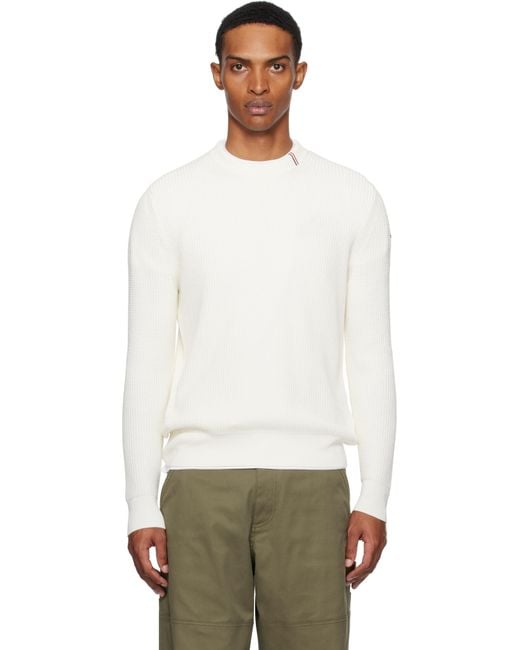 Moncler Multicolor Off- Crew Neck Sweater for men