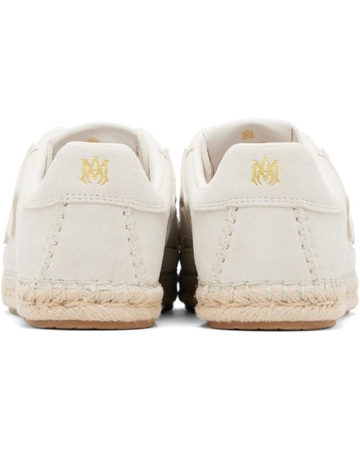 Amiri Black Off- Pacific Bones Espadrilles for men