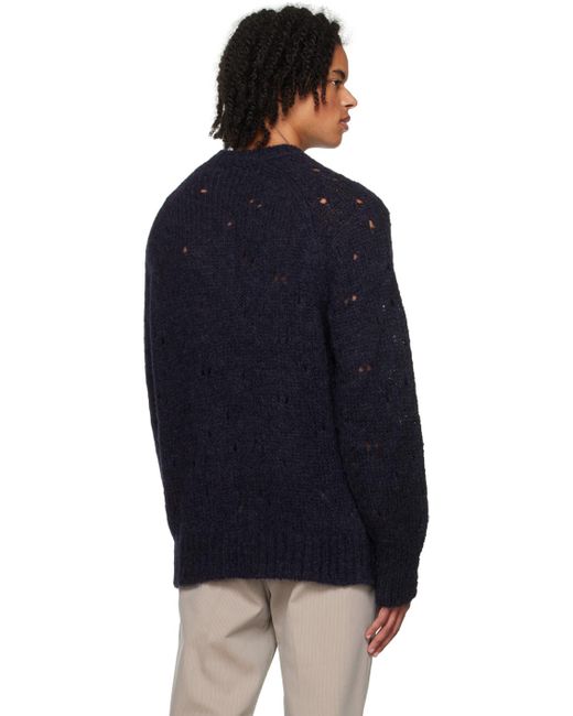 Our Legacy Blue Needle Drop Sweater for men