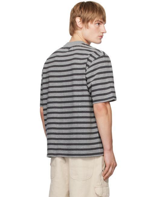 AMI Gray Sailor T-Shirt for men