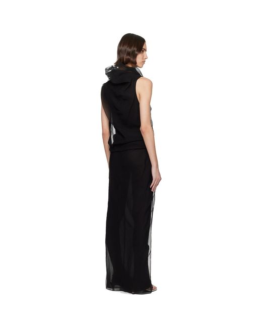 Khaite Black Jeanty Maxi Dress