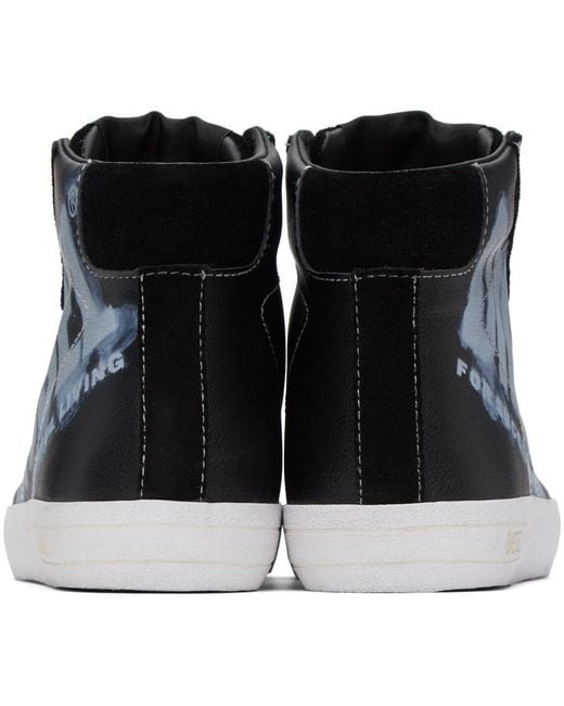 DIESEL Black S-leroji Mid X Sneakers for men