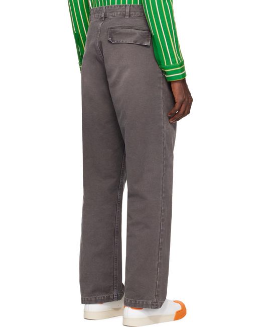 Pantalon cargo gris à effet délavé Marni pour homme en coloris Multicolor