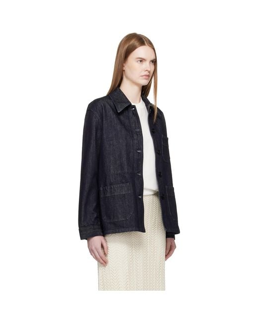 Jil Sander Blue Lightweight Denim Jacket