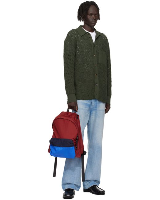 AURALEE Aeta Edition Backpack in Red for Men | Lyst