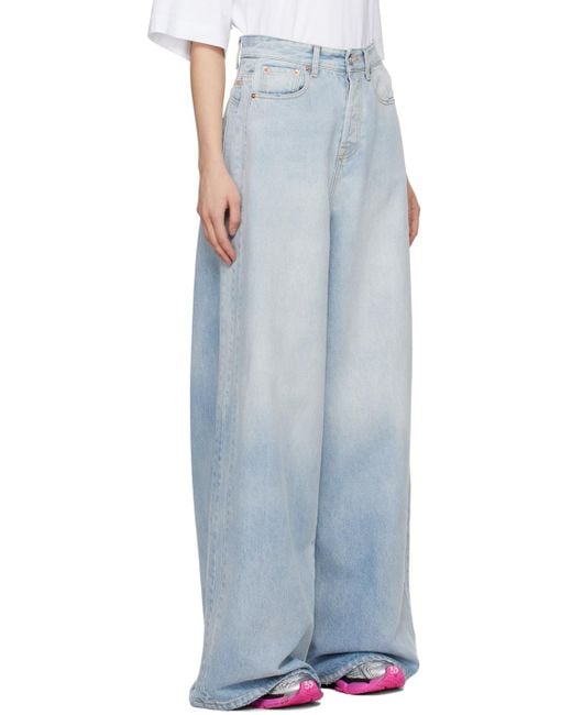 Vetements White Destroyed Jeans
