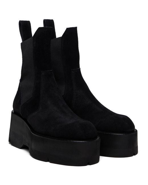 Julius Black Prism Side Gore Chelsea Boots for men