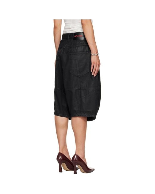Lu'u Dan Black Puffa Shorts