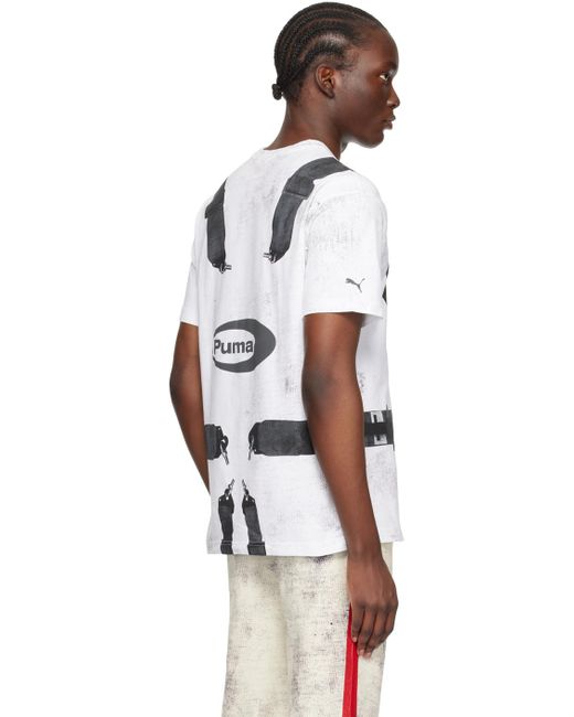T-shirt blanc édition a$ap rocky PUMA pour homme en coloris Black