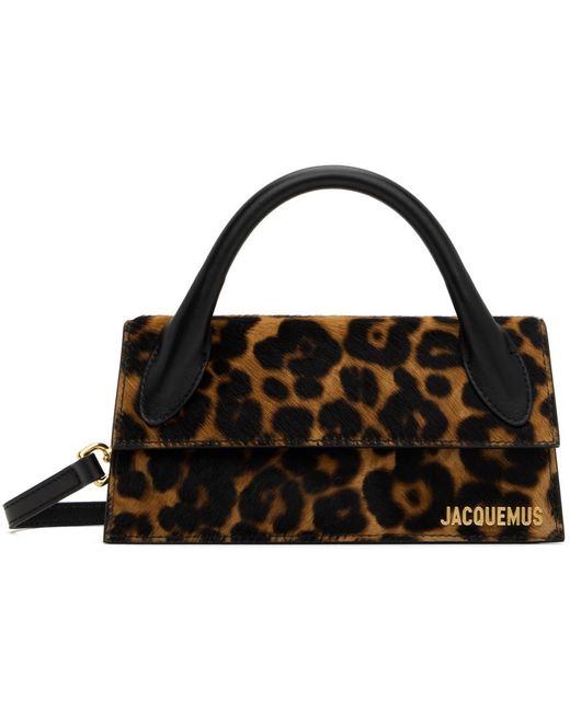 Jacquemus Black & Brown 'le Chiquito Long' Bag