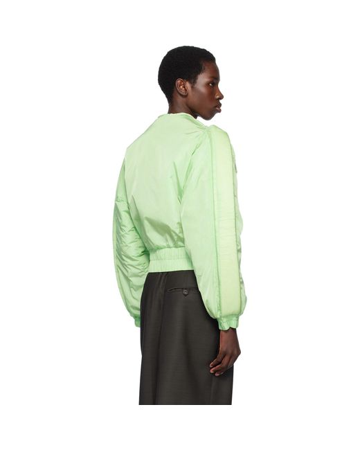 Stanley Raffington Green 3D Parametric Bomber Jacket