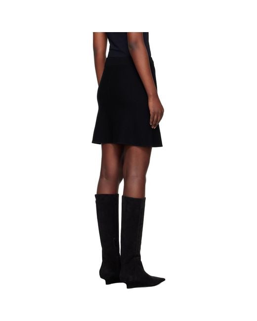 Max Mara Black Butterfly Miniskirt
