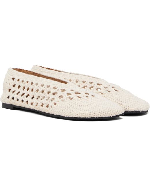 Stella McCartney Black Off- Ryder Day Cotton Crochet Loafers