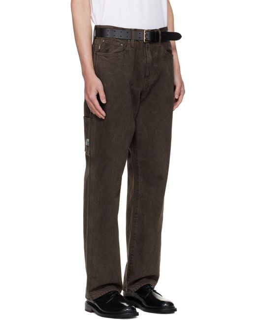vowels Black Painter Jeans for men