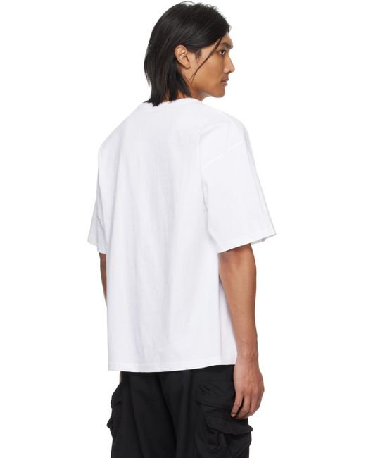 T-shirt blanc à texte DIESEL pour homme en coloris White