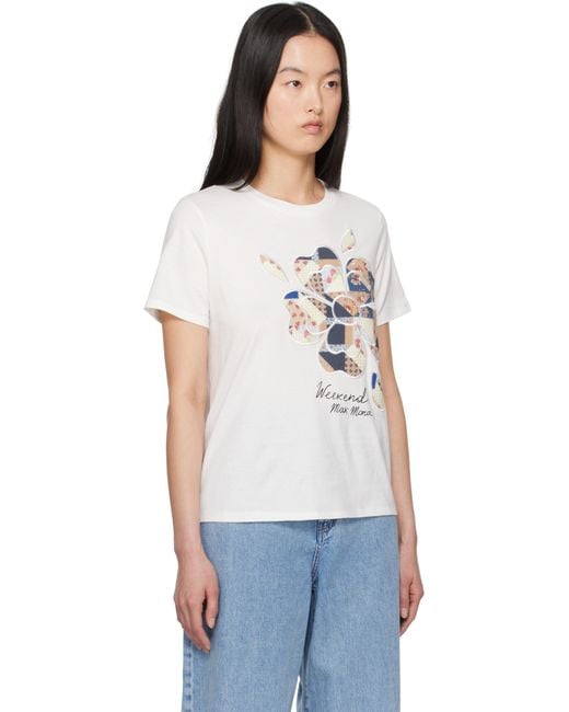 Weekend by Maxmara White Vello T-Shirt