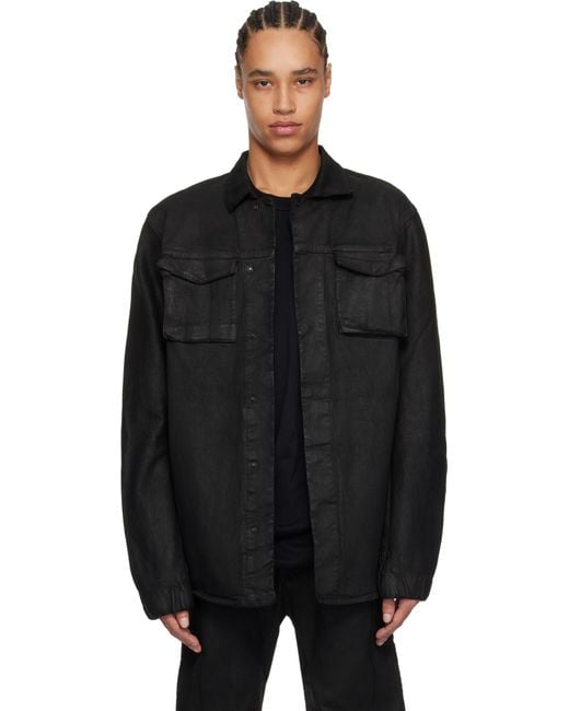 Boris Bidjan Saberi 11 Black Sib Denim Jacket for men