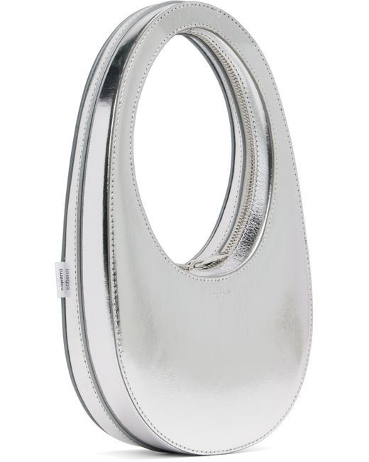 Coperni シルバー ミニ Swipe バッグ Gray