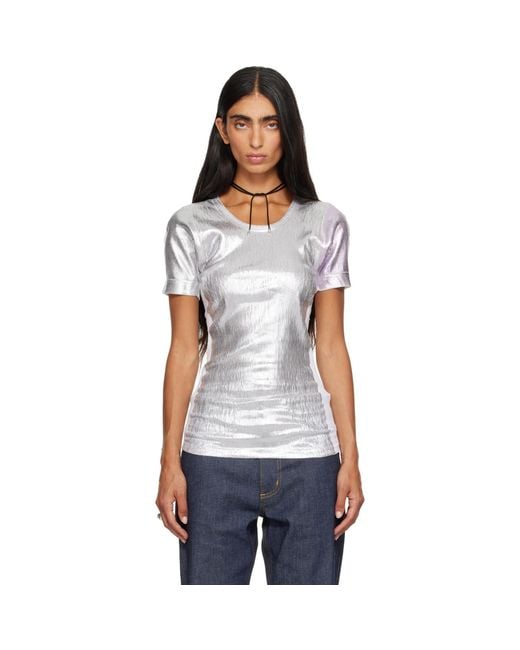 SECONDA White Ssense Exclusive Midnight T-Shirt