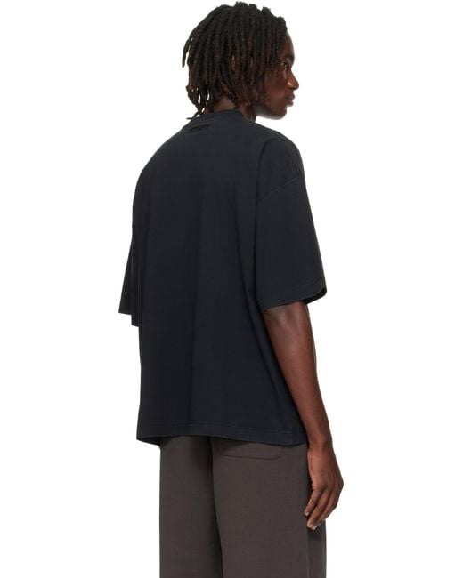 Vetements Black Cradle Of Filth Logo Regular T-Shirt for men