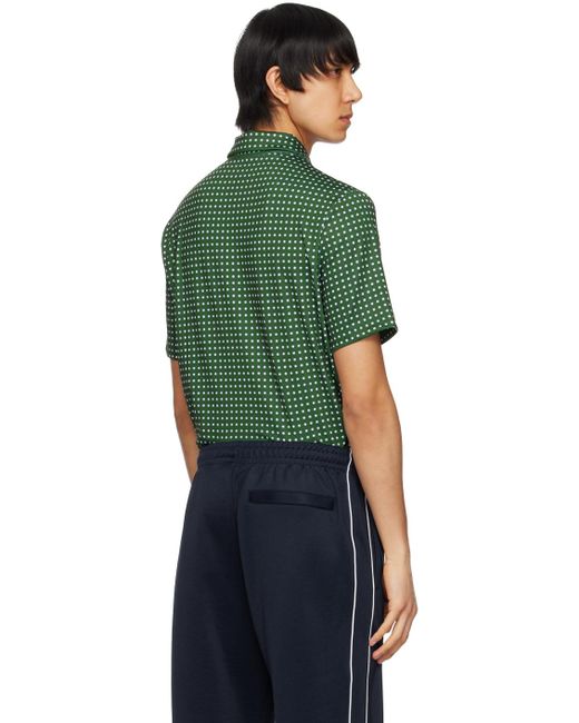 Polo de golf vert à motif graphique imprimé Lacoste pour homme en coloris Green