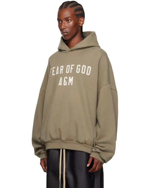 Fear Of God Multicolor Khaki Heavyweight Hoodie for men