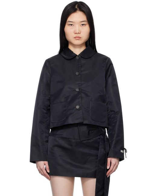 Sandy Liang Black Shelby Jacket