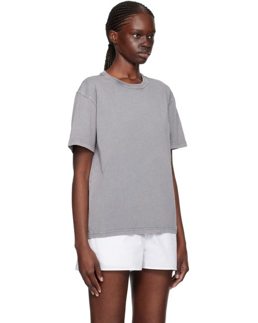 T By Alexander Wang Multicolor Gray Faded T-shirt