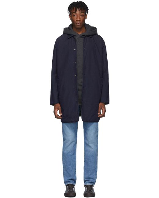 Levi's Blue Levi's Madecrafted Lmc Drovers Coat for men