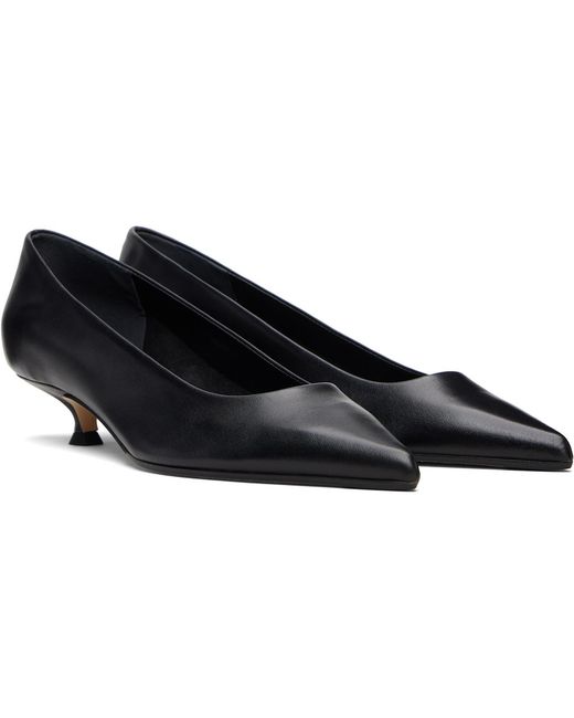 Aeyde Blue Cari Pointed-Toe Heels