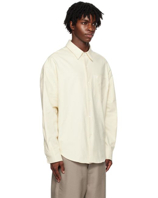 AMI Off-white Boxy Fit Shirt for men