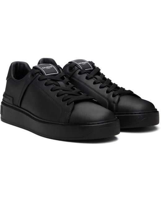 Balmain Black B-Court Sneakers for men