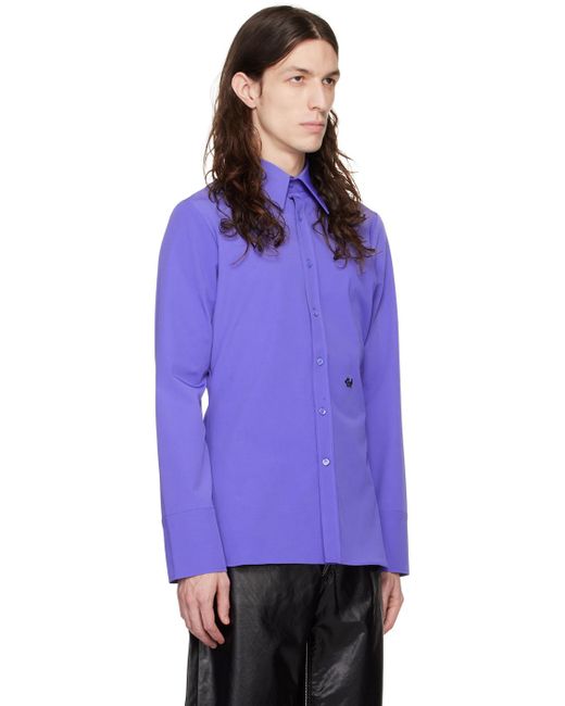 Eytys Purple Blue Trix Shirt for men