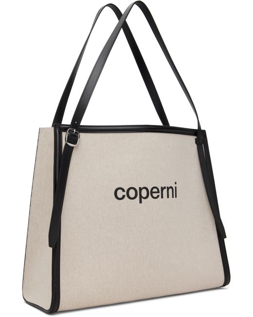 Coperni ベージュ Branded キャンバス ベルト トートバッグ Natural