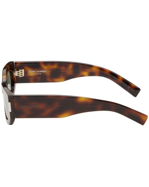 Saint Laurent Black Brown Sl 697 Sunglasses