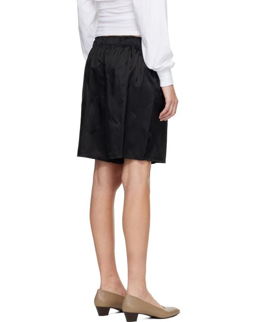 HOMMEGIRLS Black Long Boxer Shorts