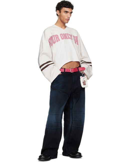 メンズ Doublet オフホワイト Pztodayエディション 'Only Fans' Tシャツ White