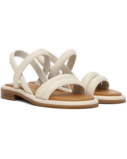 See By Chloé Black Off- Suzan Flat Sandals