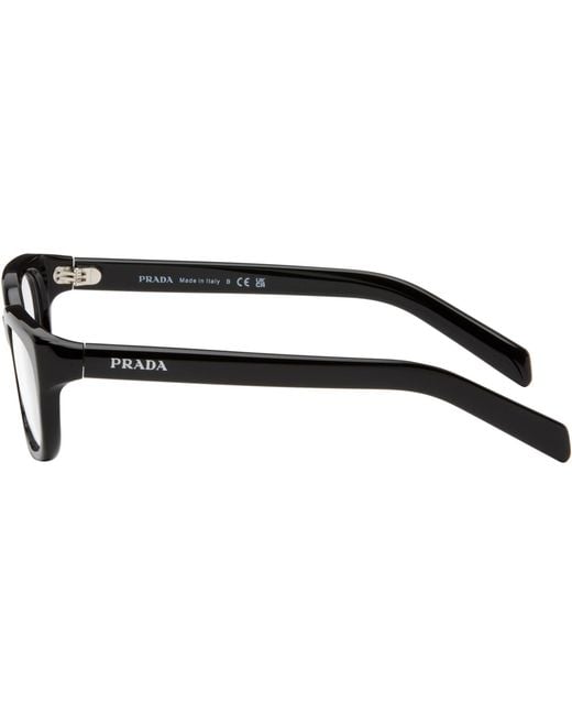 Prada Black Round Glasses